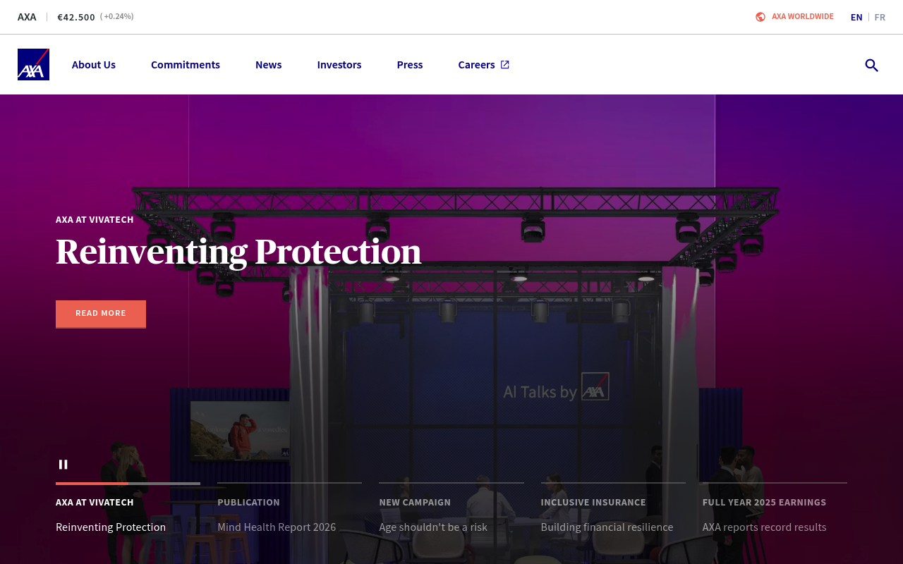 AXA screenshot