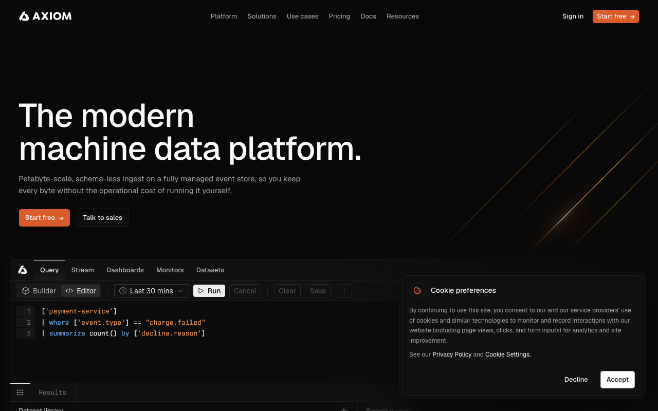 Axiom screenshot