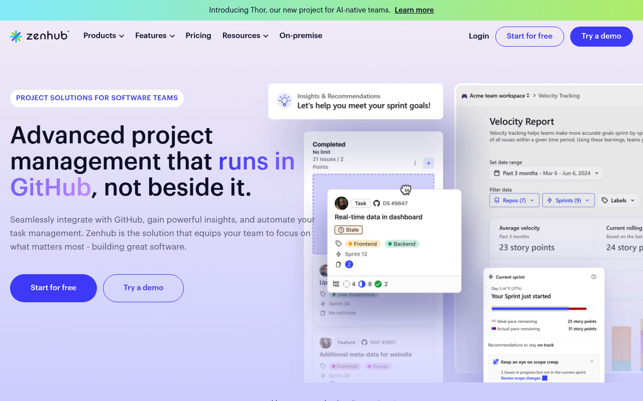 ZenHub screenshot