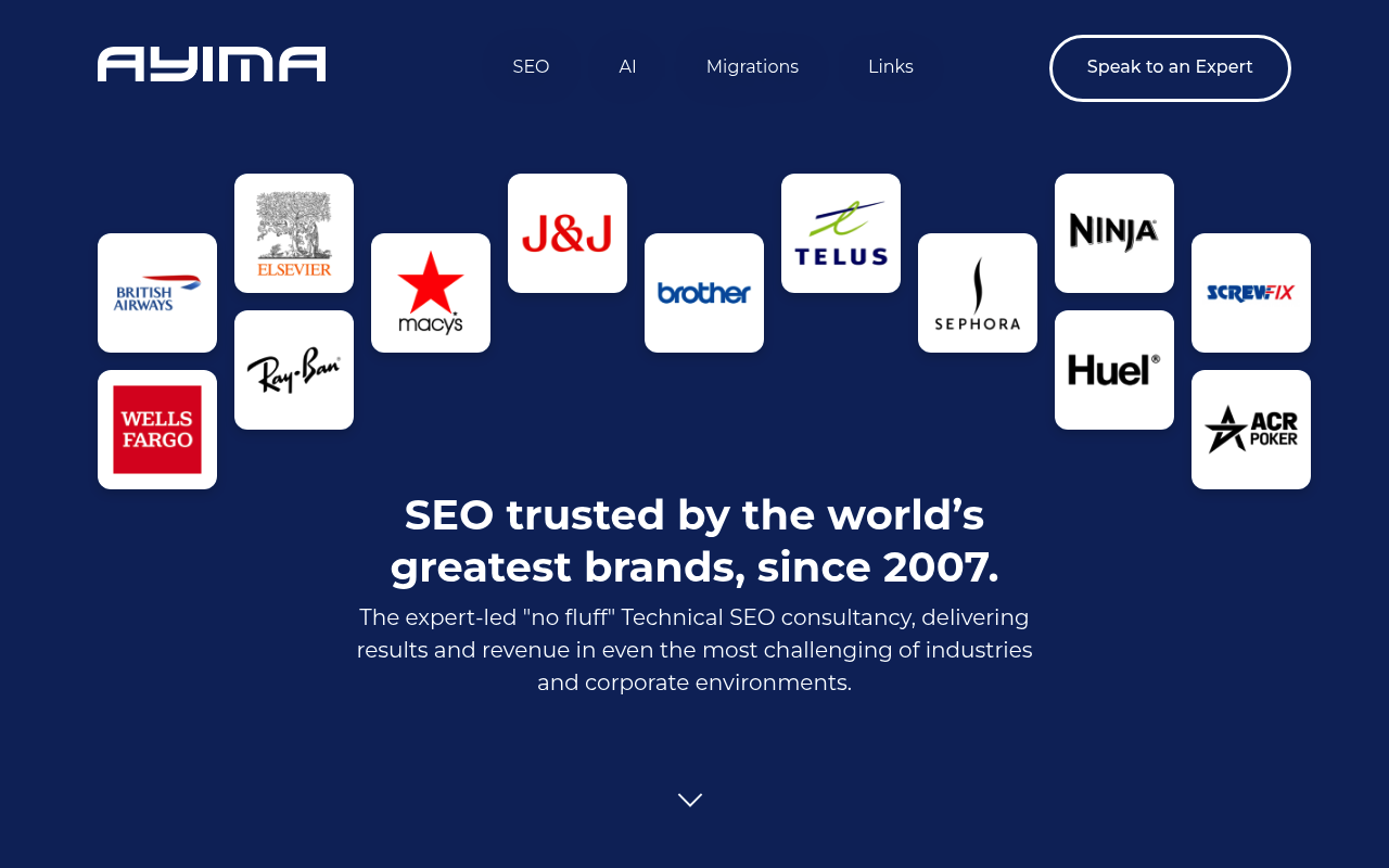 Ayima screenshot