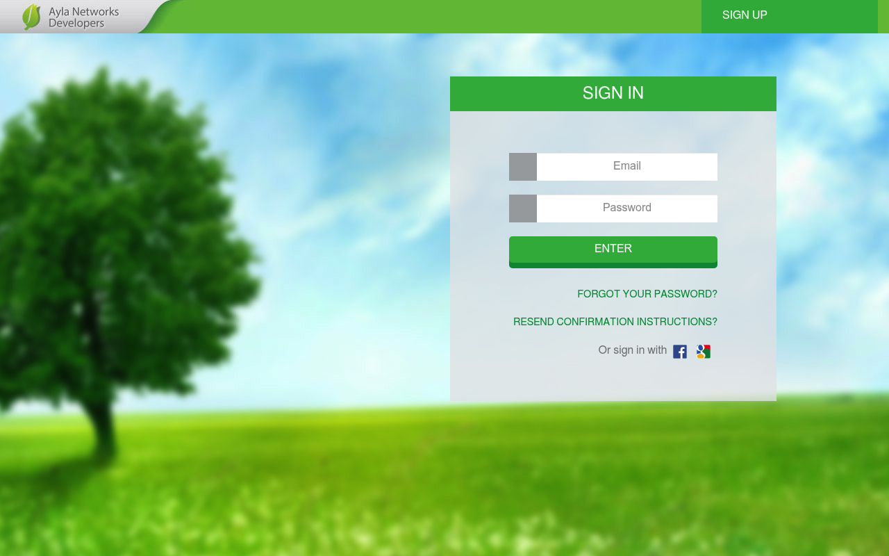 Ayla Networks screenshot