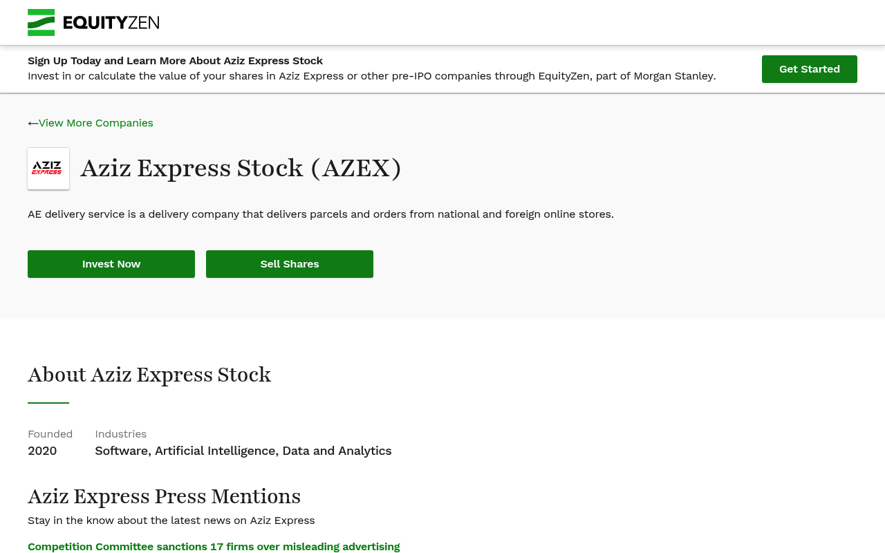 Azizexpress screenshot