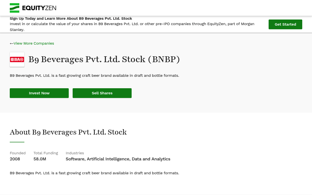 B9beveragespvtltd screenshot