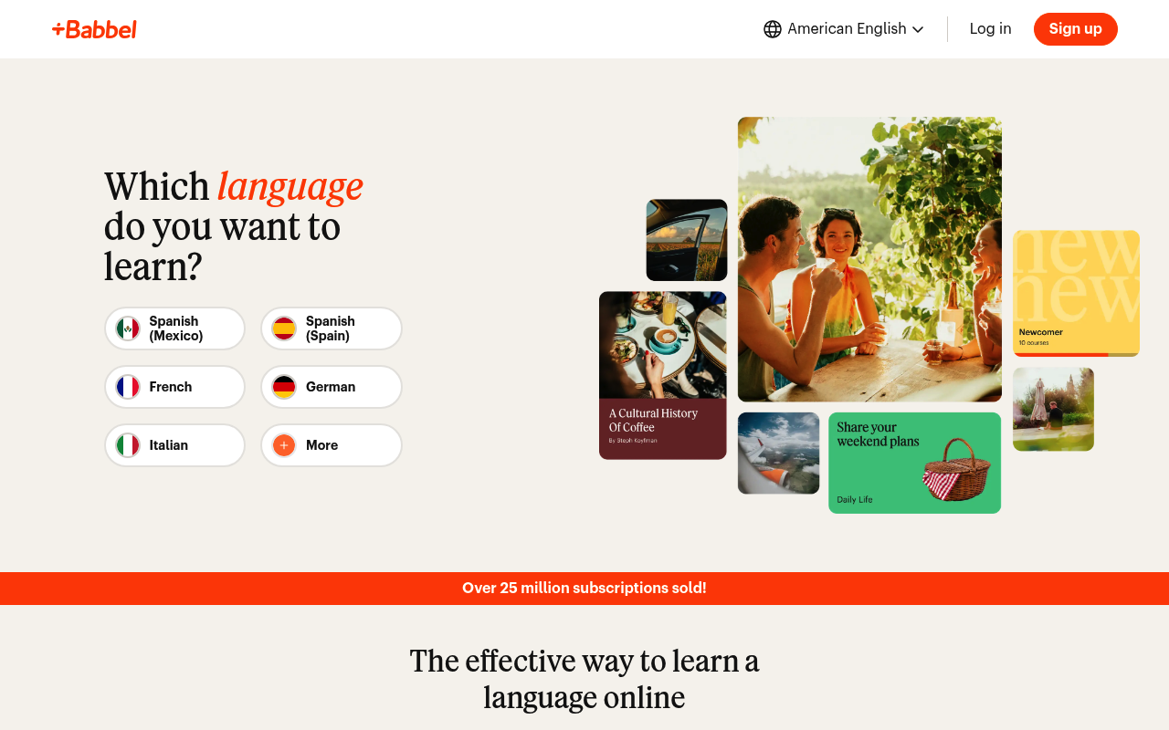 Babbel screenshot