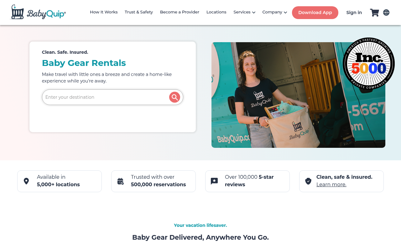 BabyQuip screenshot