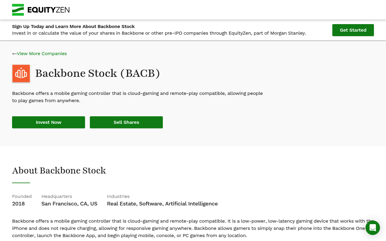 Backbone933b screenshot