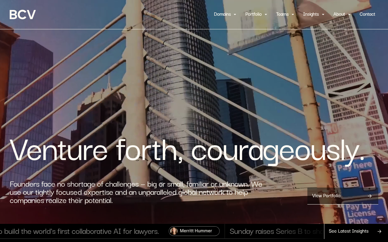Bain Capital Ventures screenshot