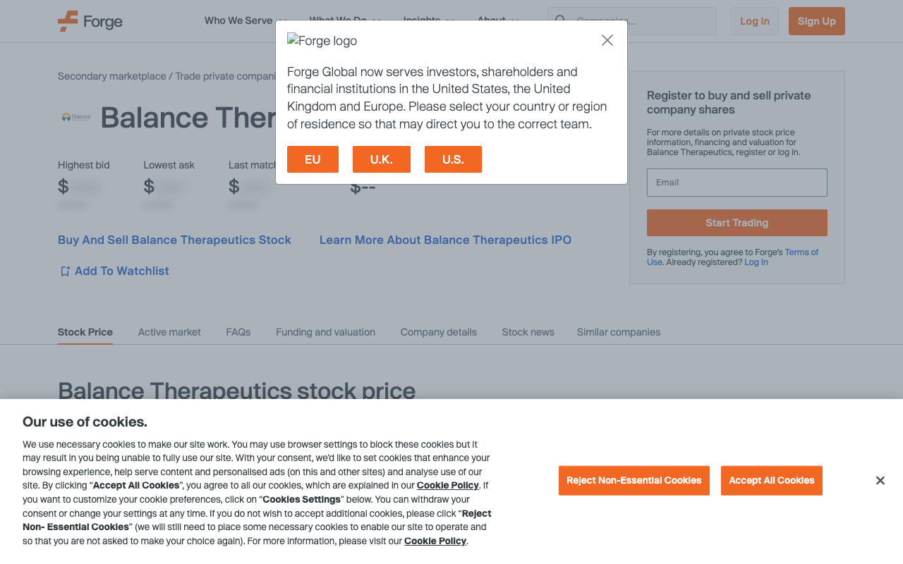 Balance Therapeutics screenshot