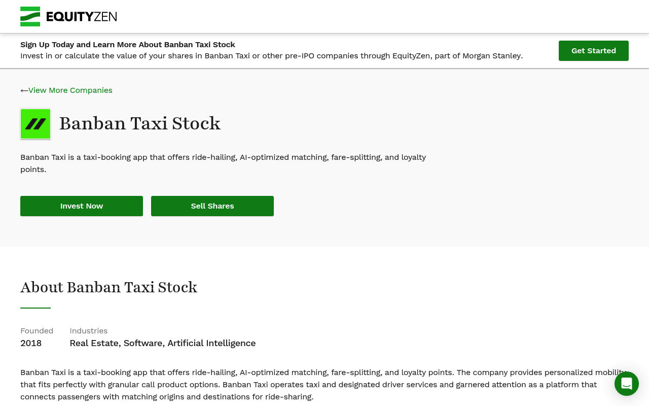 Banbantaxi screenshot