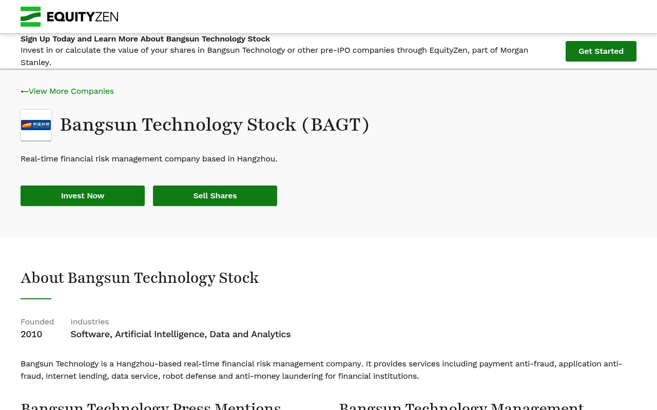 Bangsuntechnology screenshot