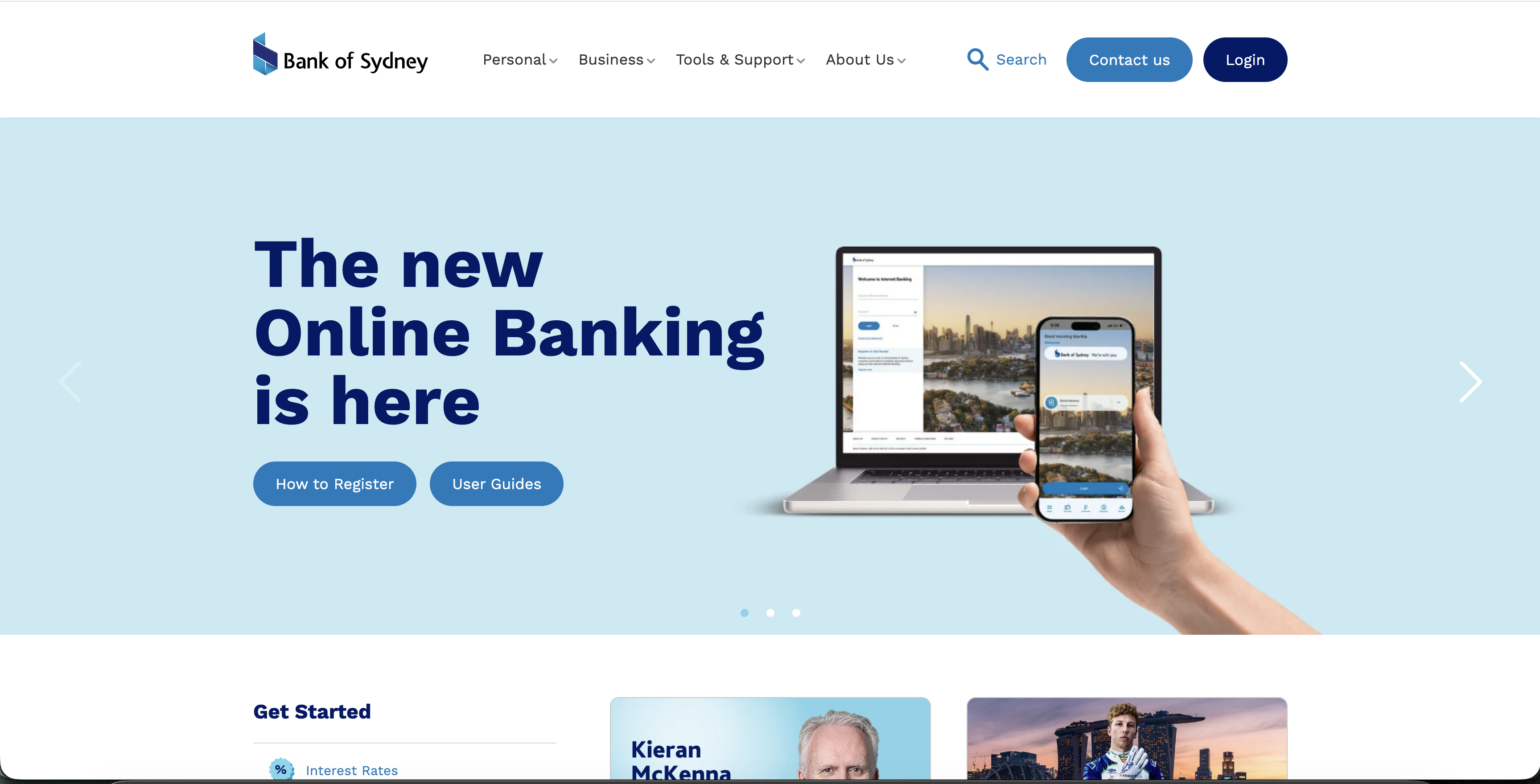 Bank of Sydney screenshot