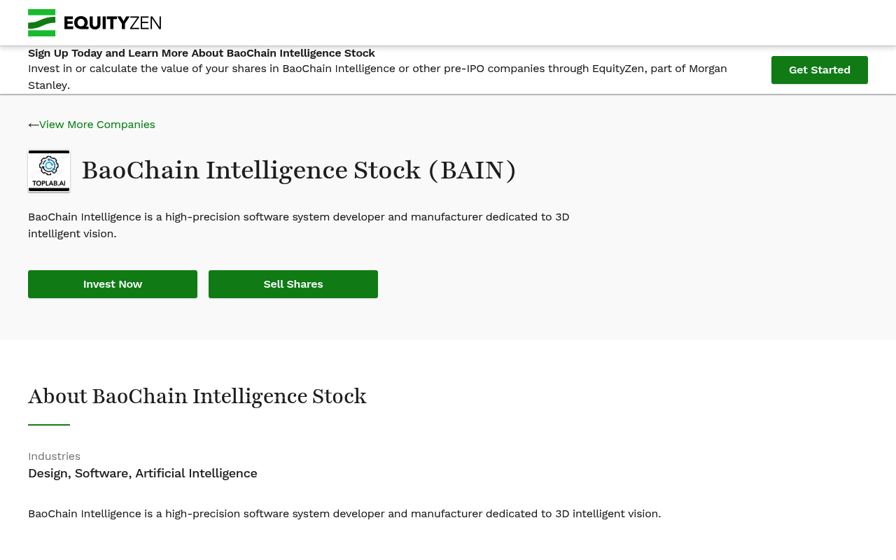 Baochainintelligence screenshot