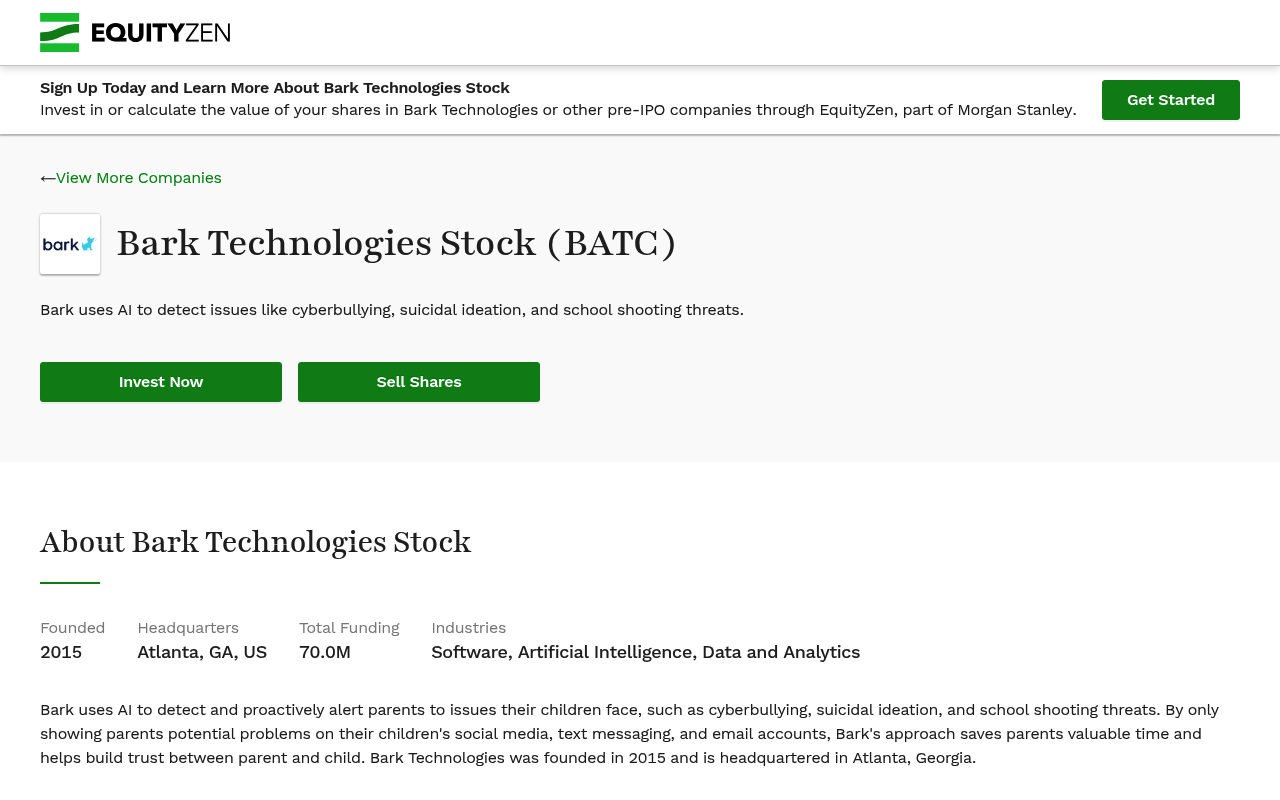 Barktechnologies screenshot