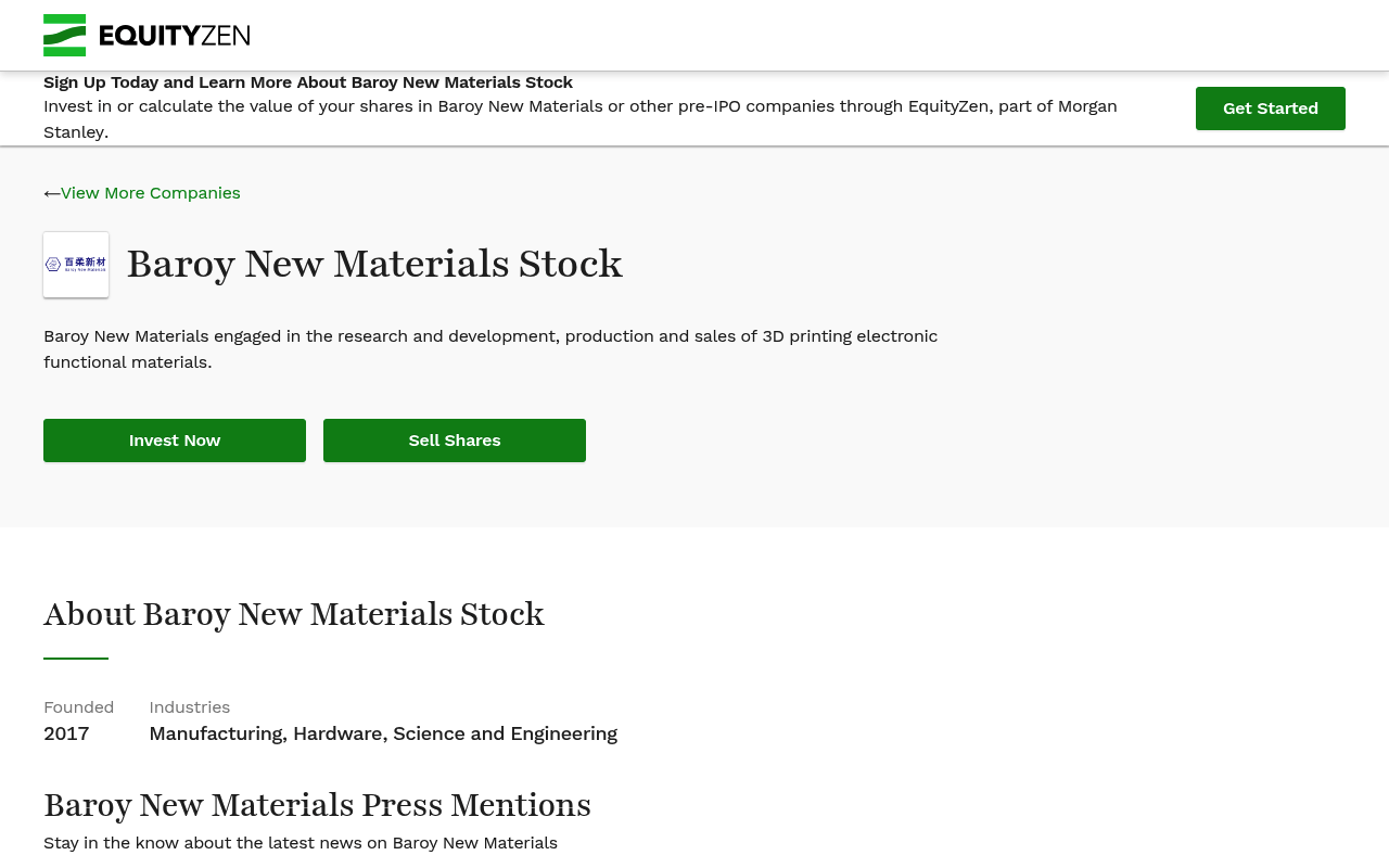 Baroynewmaterials screenshot
