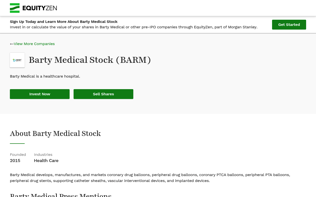 Bartymedical screenshot