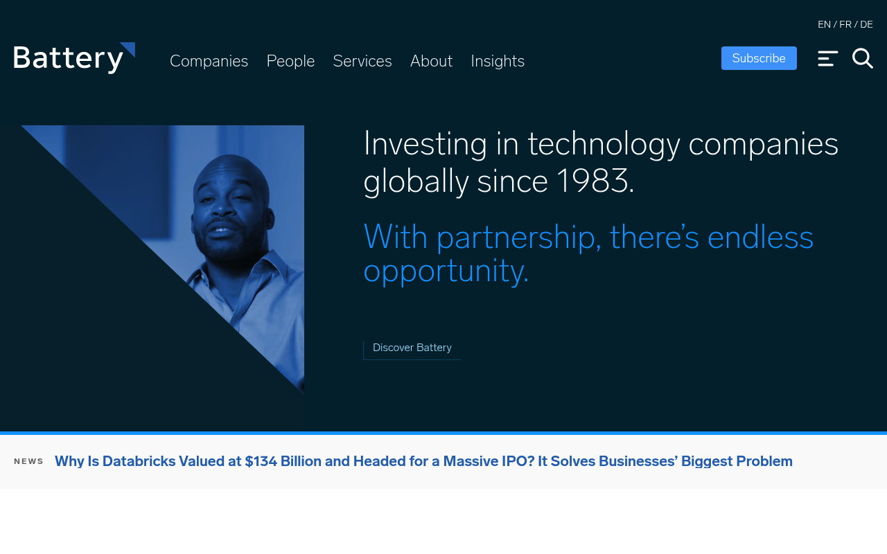 Battery Ventures screenshot