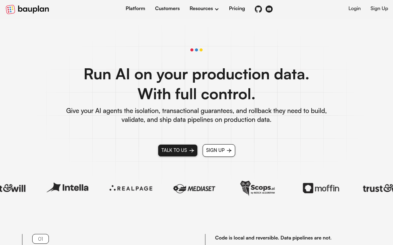 Bauplan screenshot
