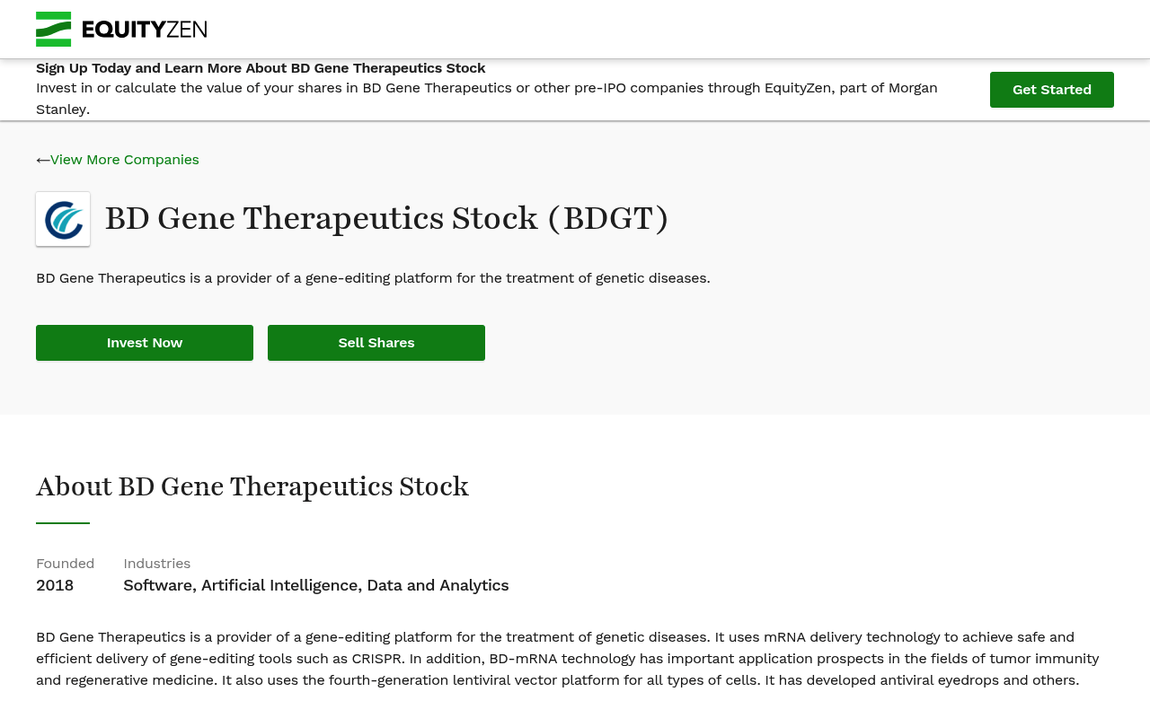 Bdgenetherapeutics screenshot