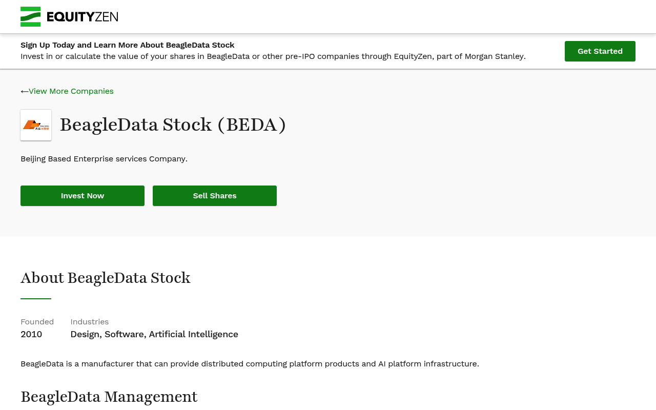 Beagledata screenshot
