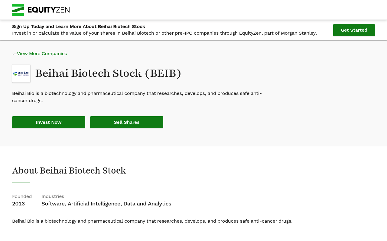Beihaibiotech screenshot