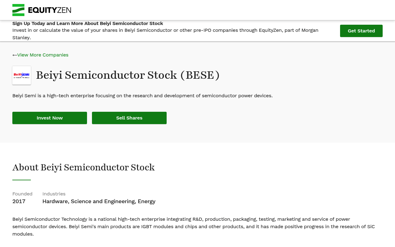 Beiyisemiconductor screenshot