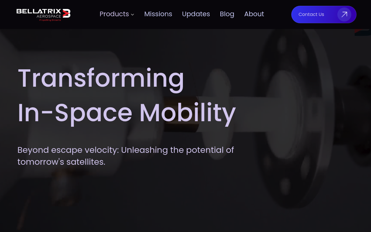 Bellatrixaerospace screenshot