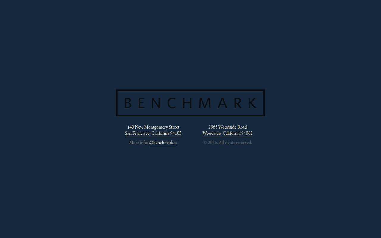 Benchmark screenshot