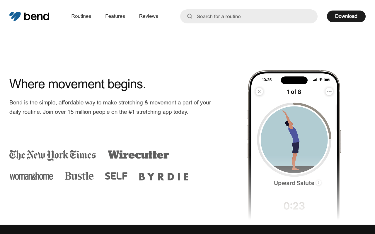 Bend screenshot