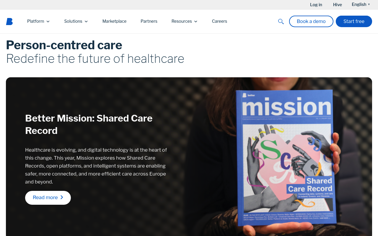 Better website screenshot