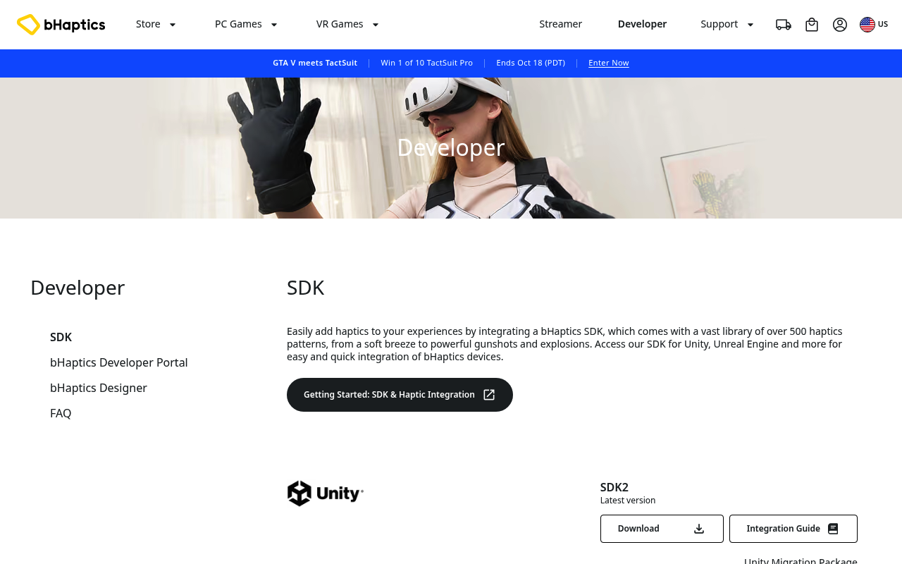 Bhaptics screenshot