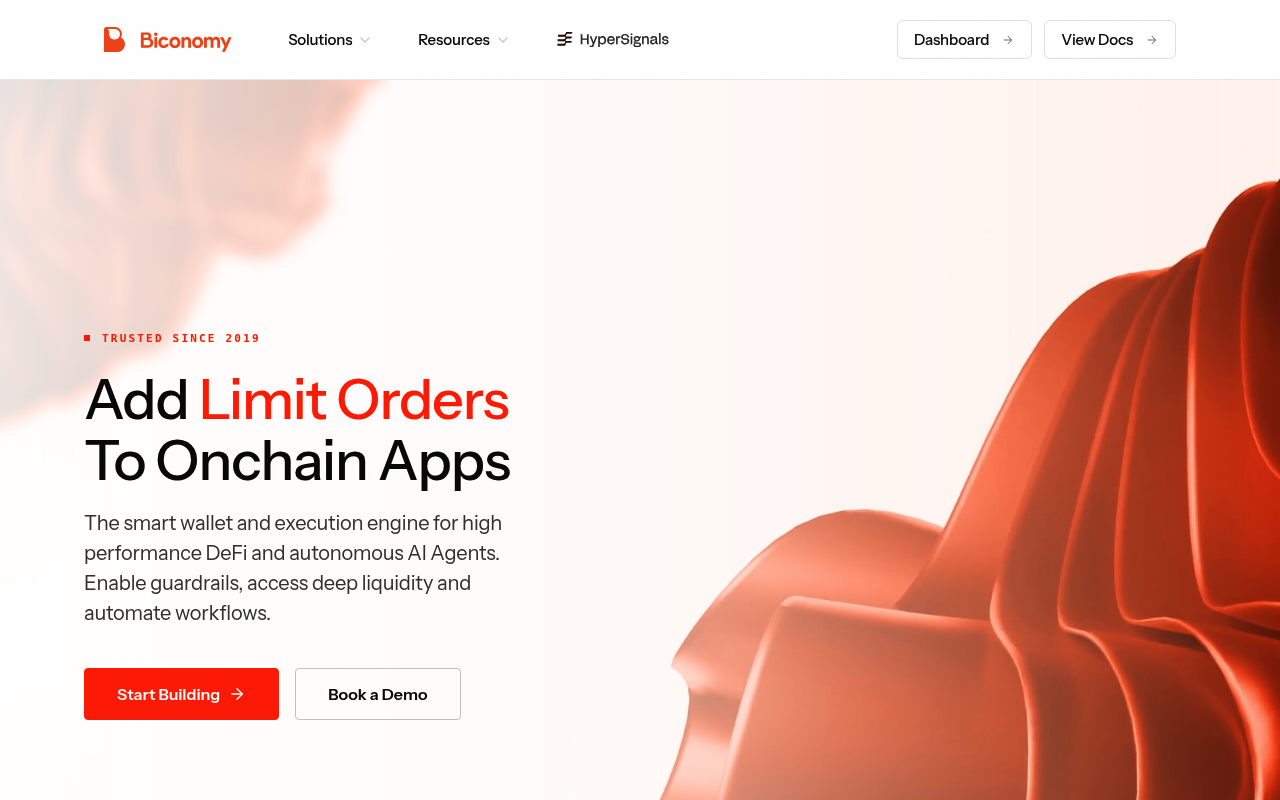 Biconomy website screenshot