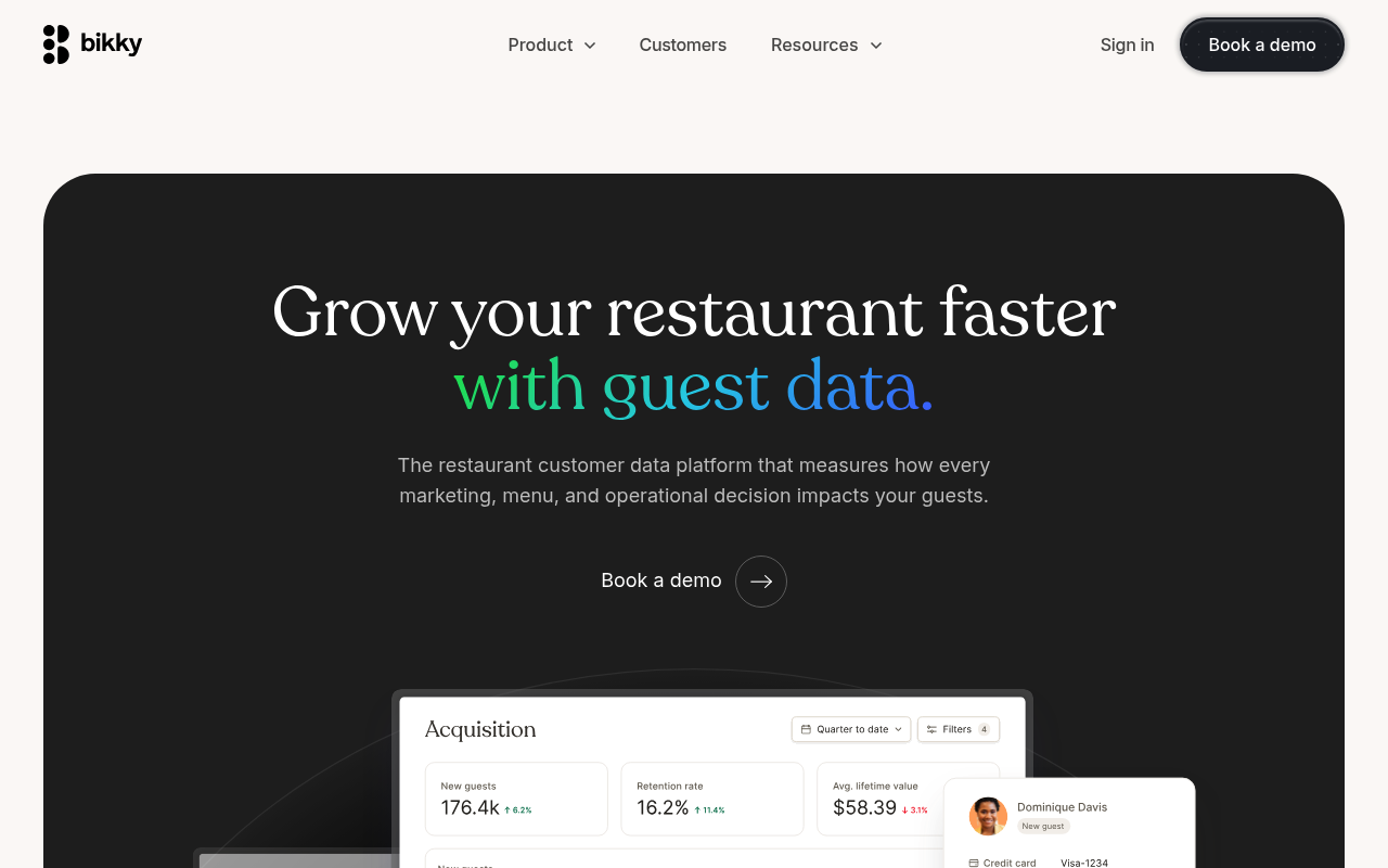 Bikky website screenshot