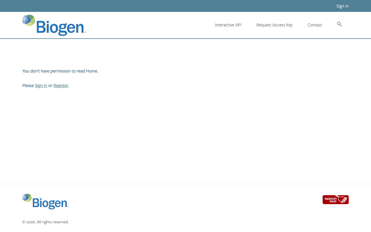 Biogen screenshot