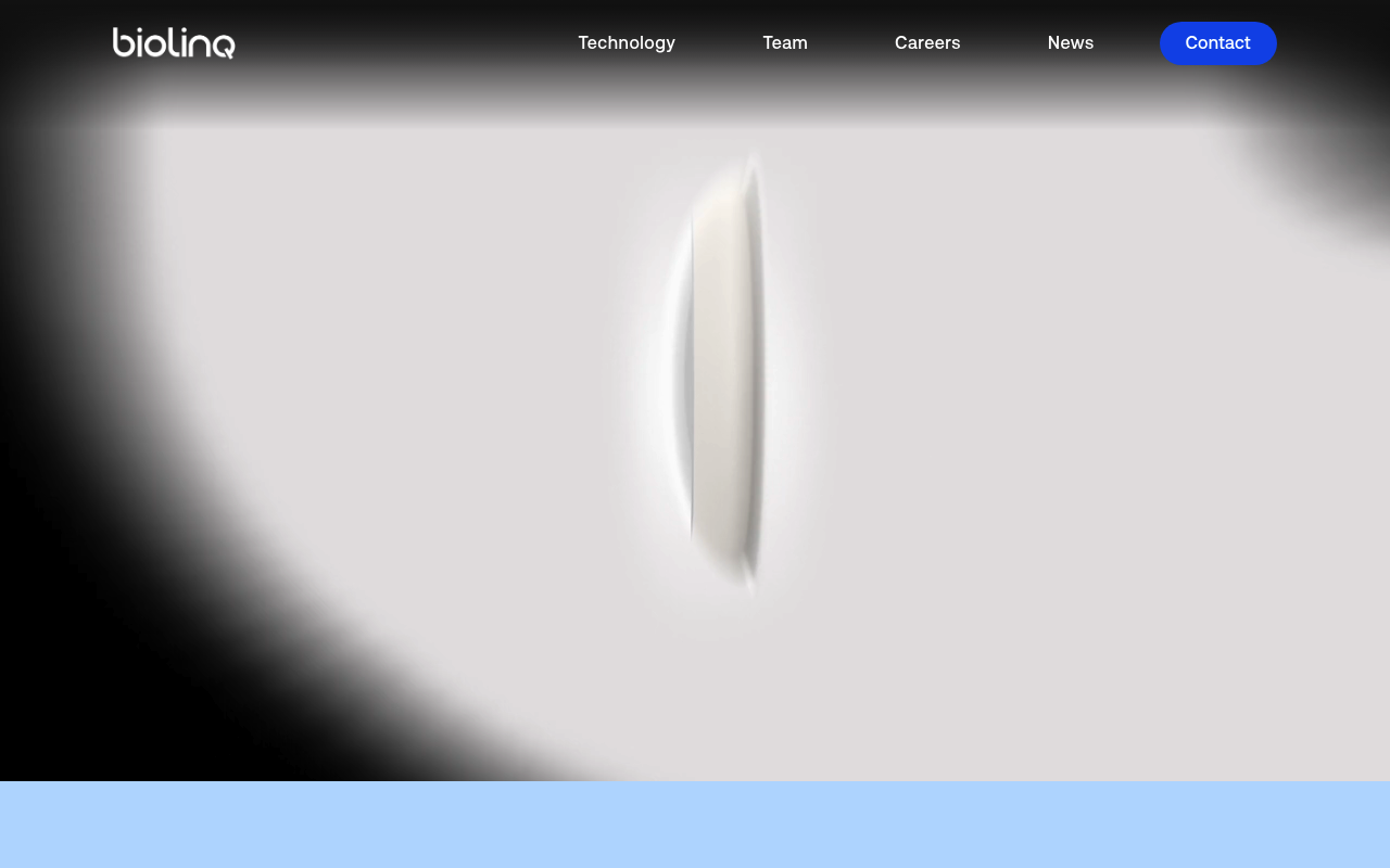 Biolinq website screenshot