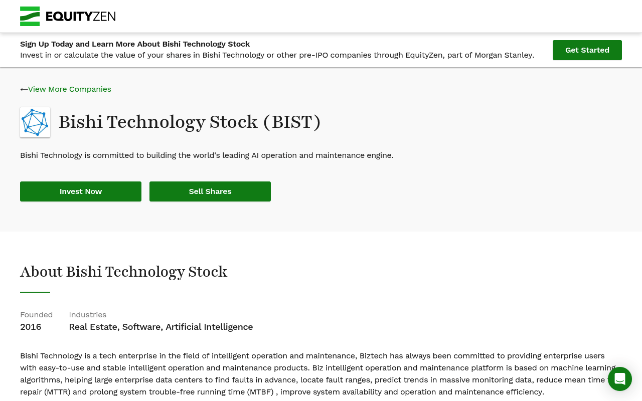 Bishitechnology screenshot