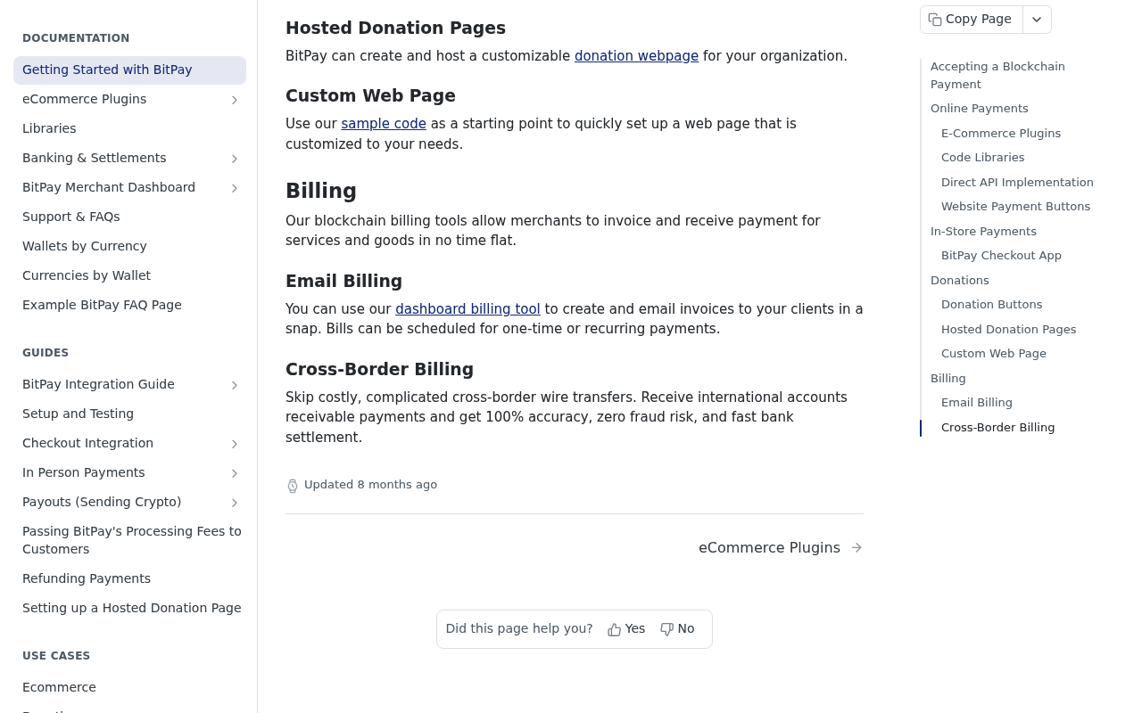 BitPay website screenshot