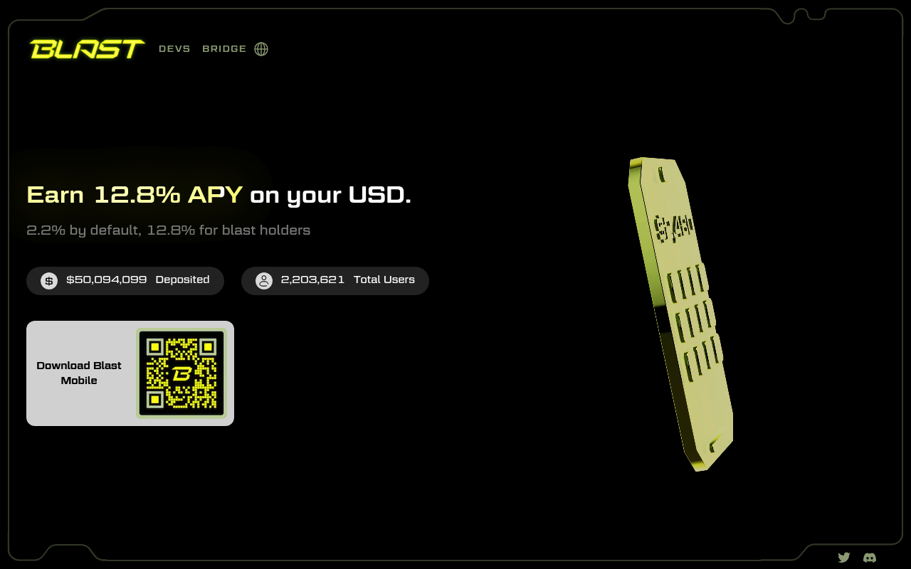 Blast website screenshot