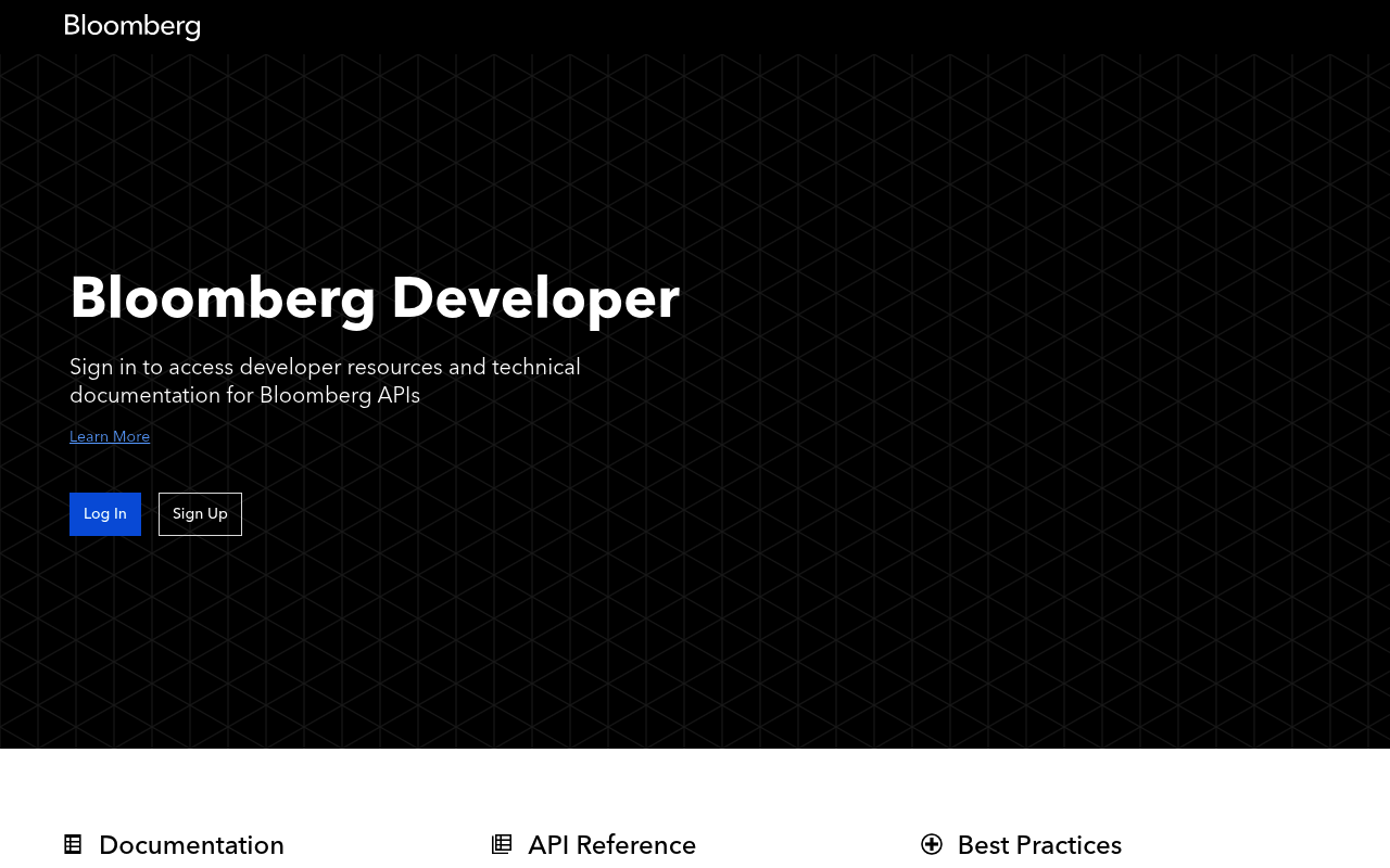 Bloomberg Product Suite website screenshot