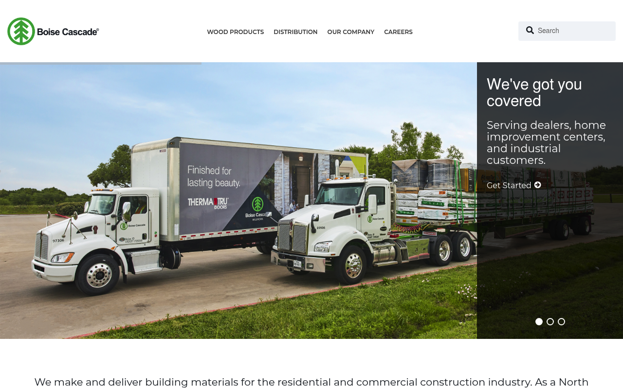 Boise Cascade screenshot