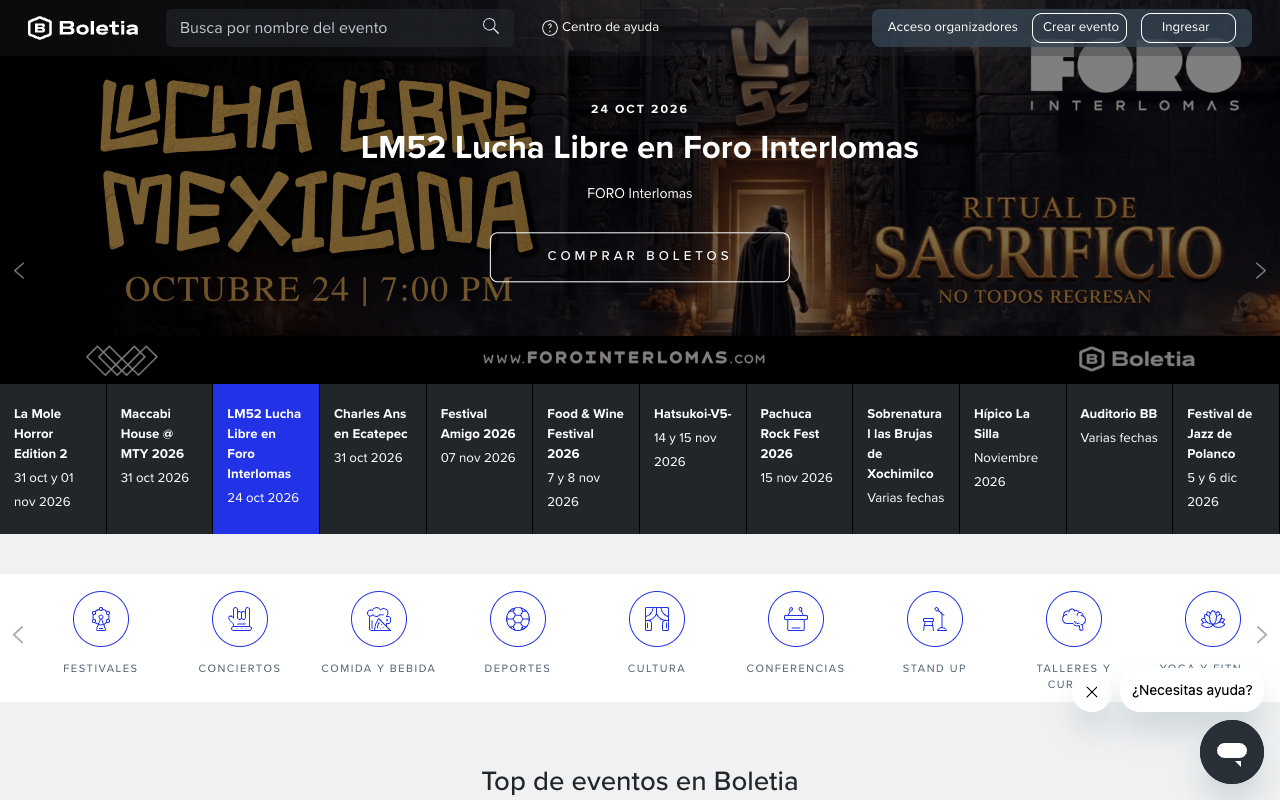 Boletia screenshot