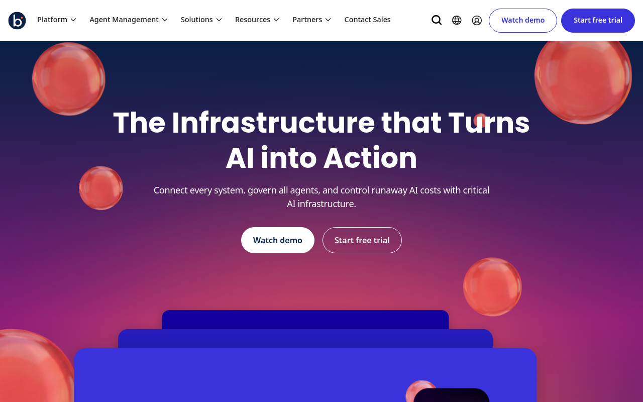 Boomi website screenshot