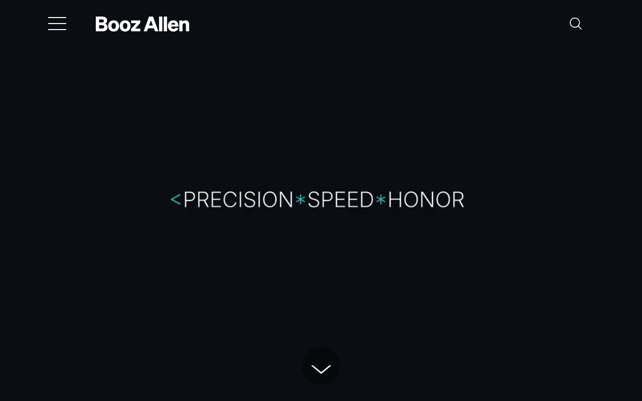 Booz Allen Hamilton screenshot