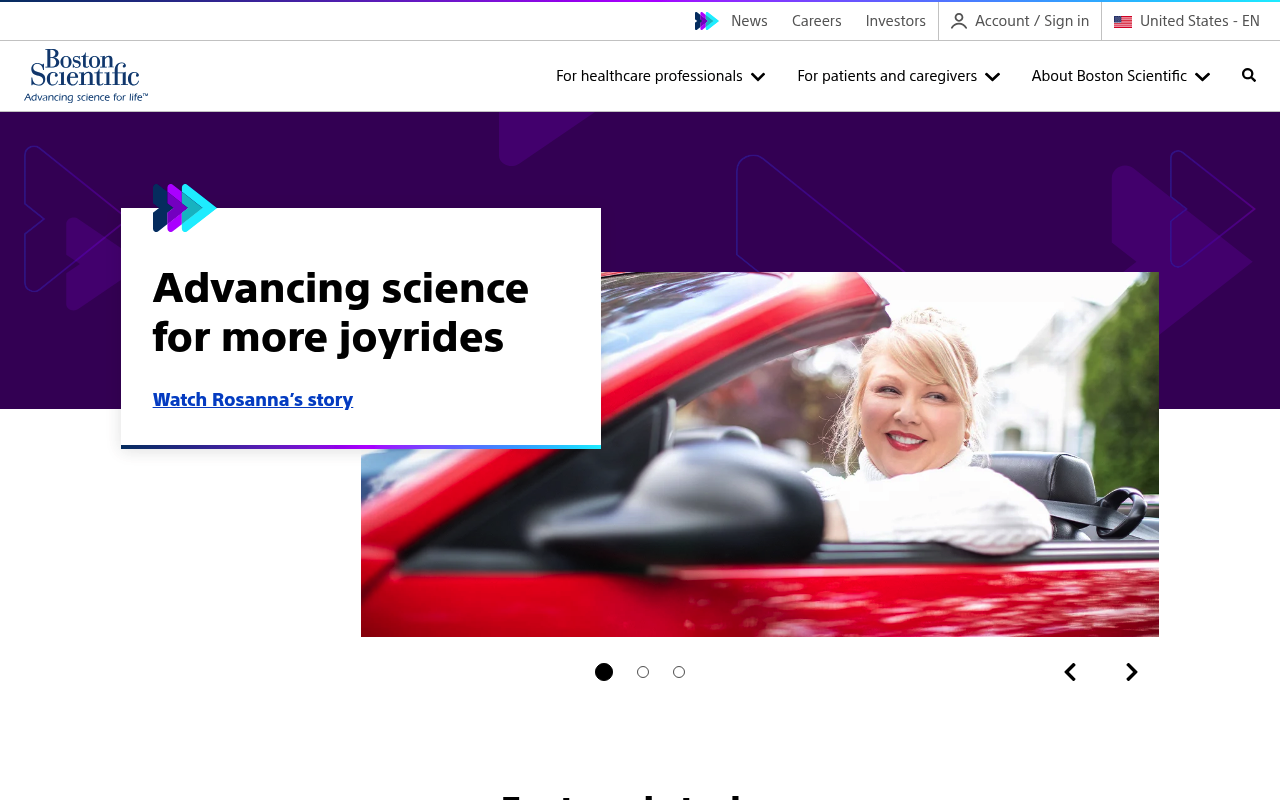 Boston Scientific screenshot