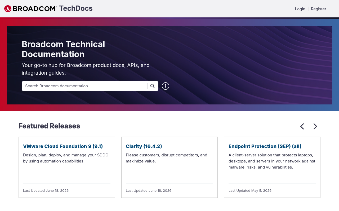 Brocade Communications Systems website screenshot
