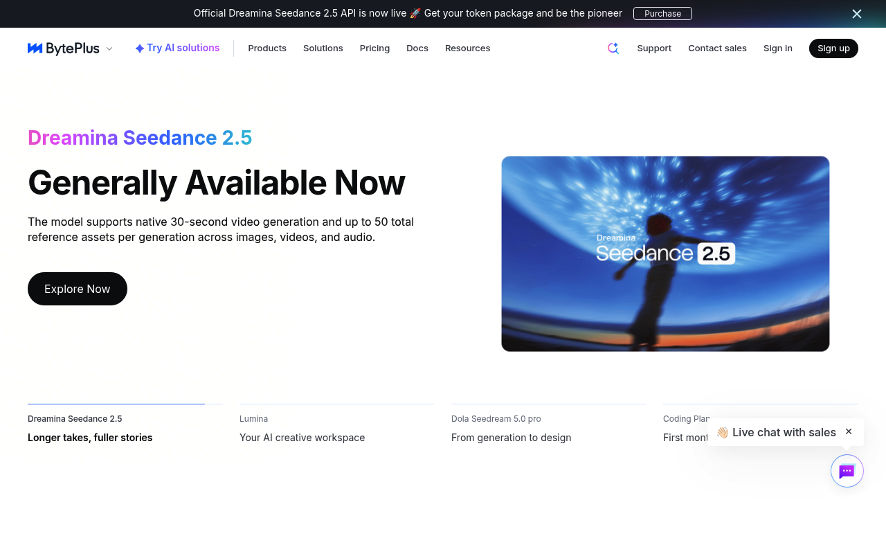 BytePlus screenshot