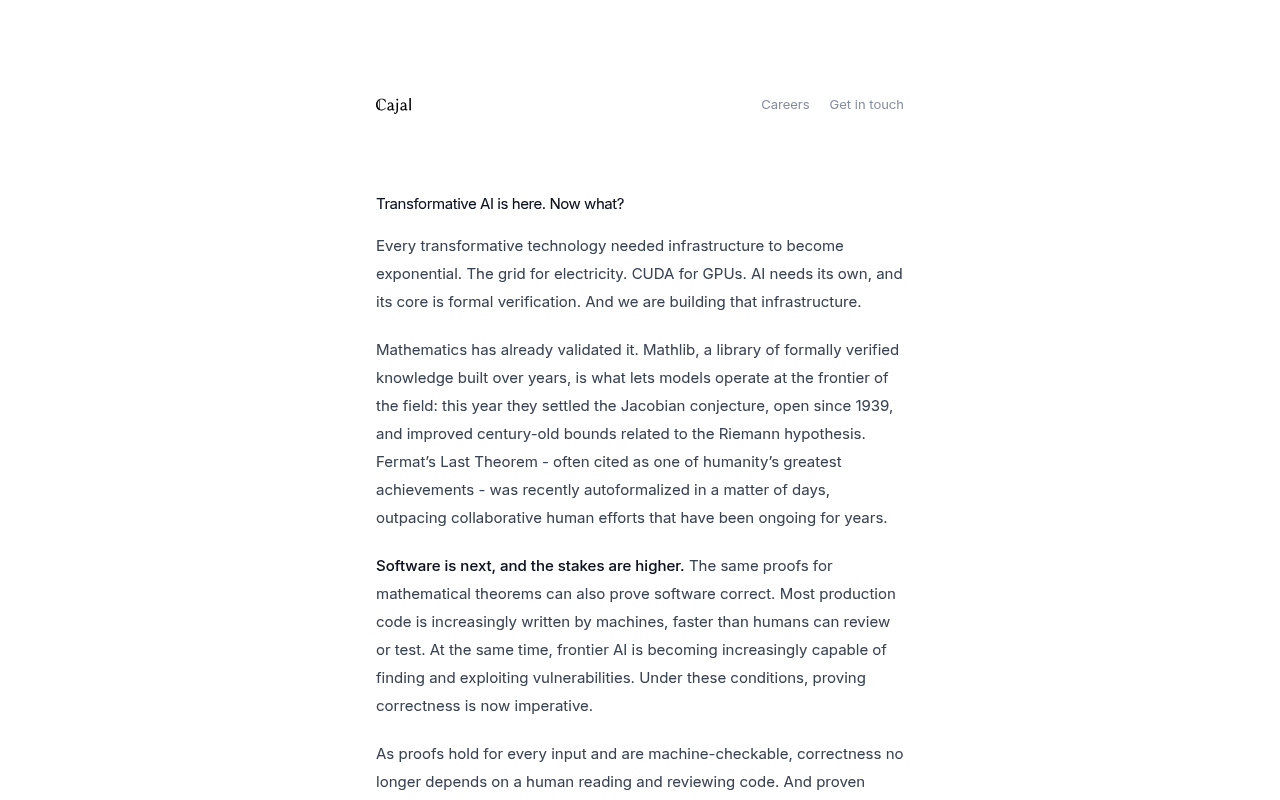 Cajal Technologies screenshot
