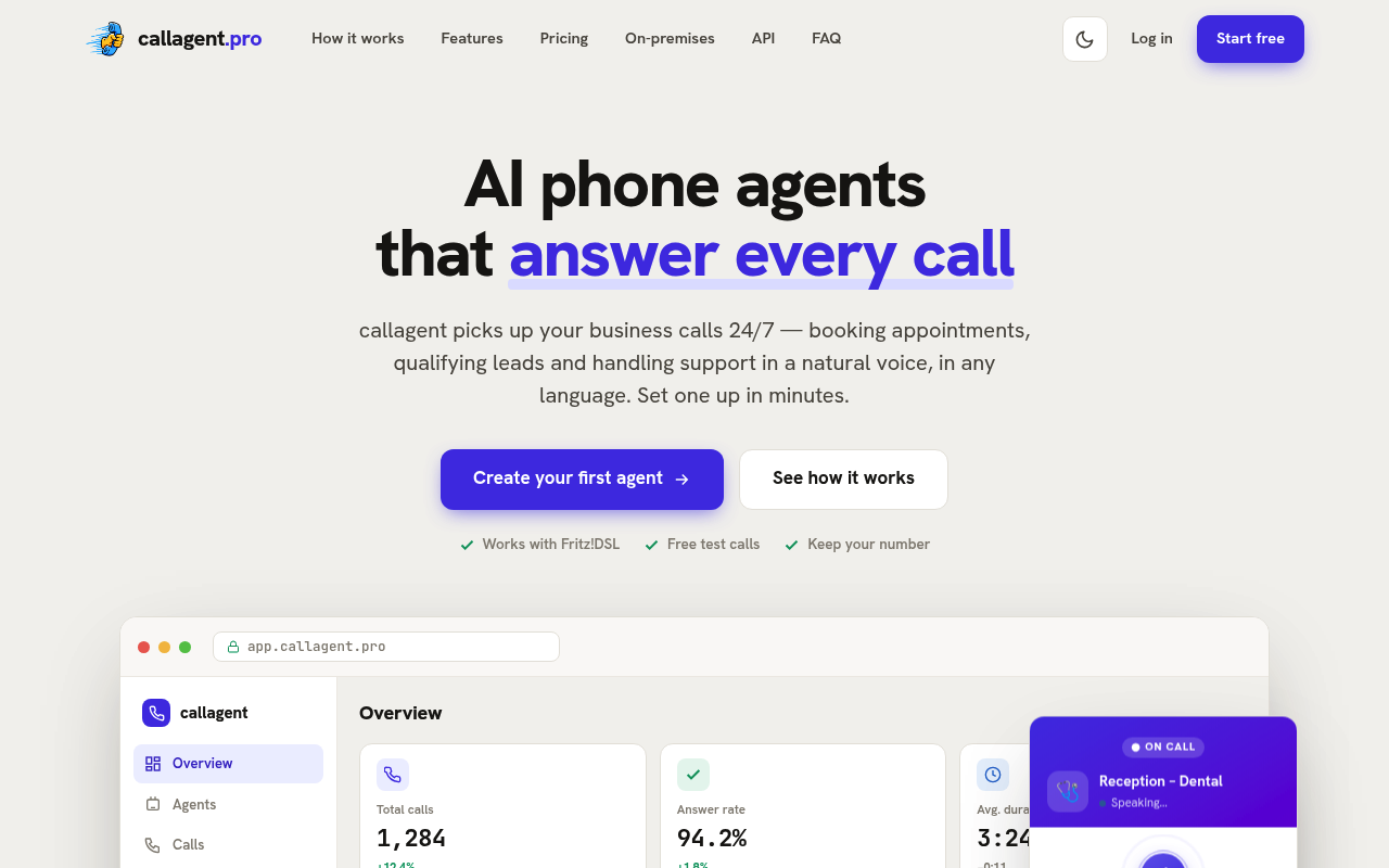 callagent.pro screenshot