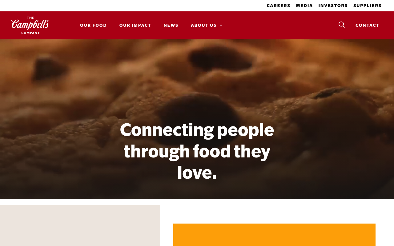 The Campbell's Company website screenshot