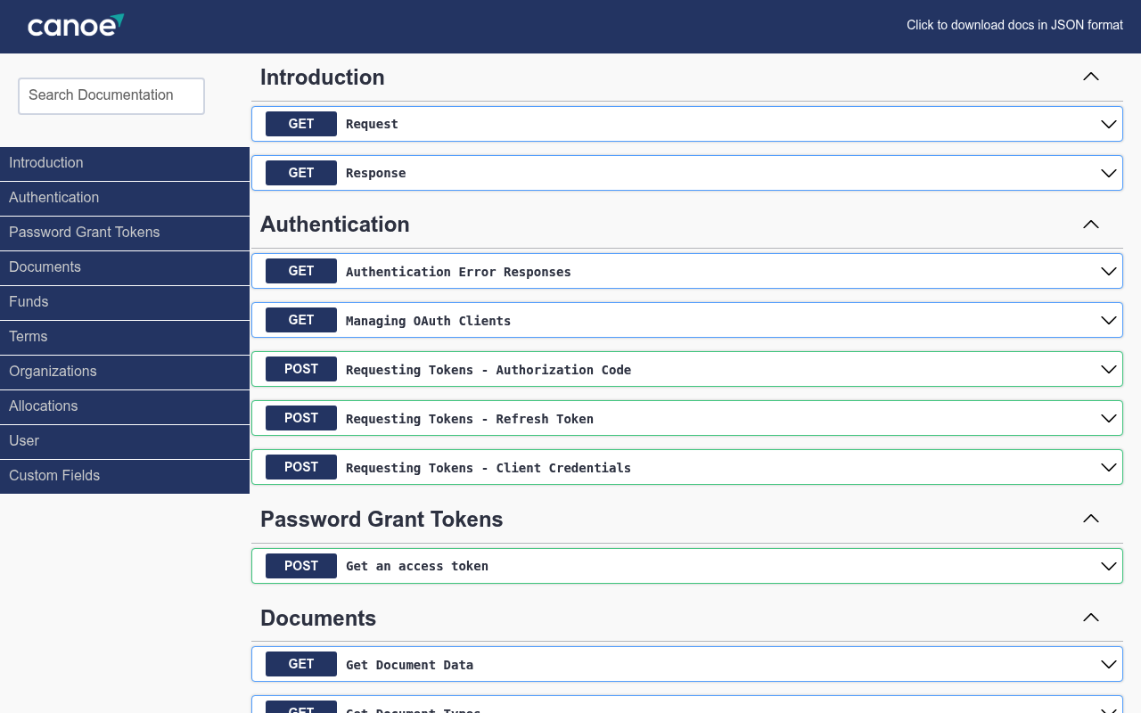 Canoe Intelligence screenshot