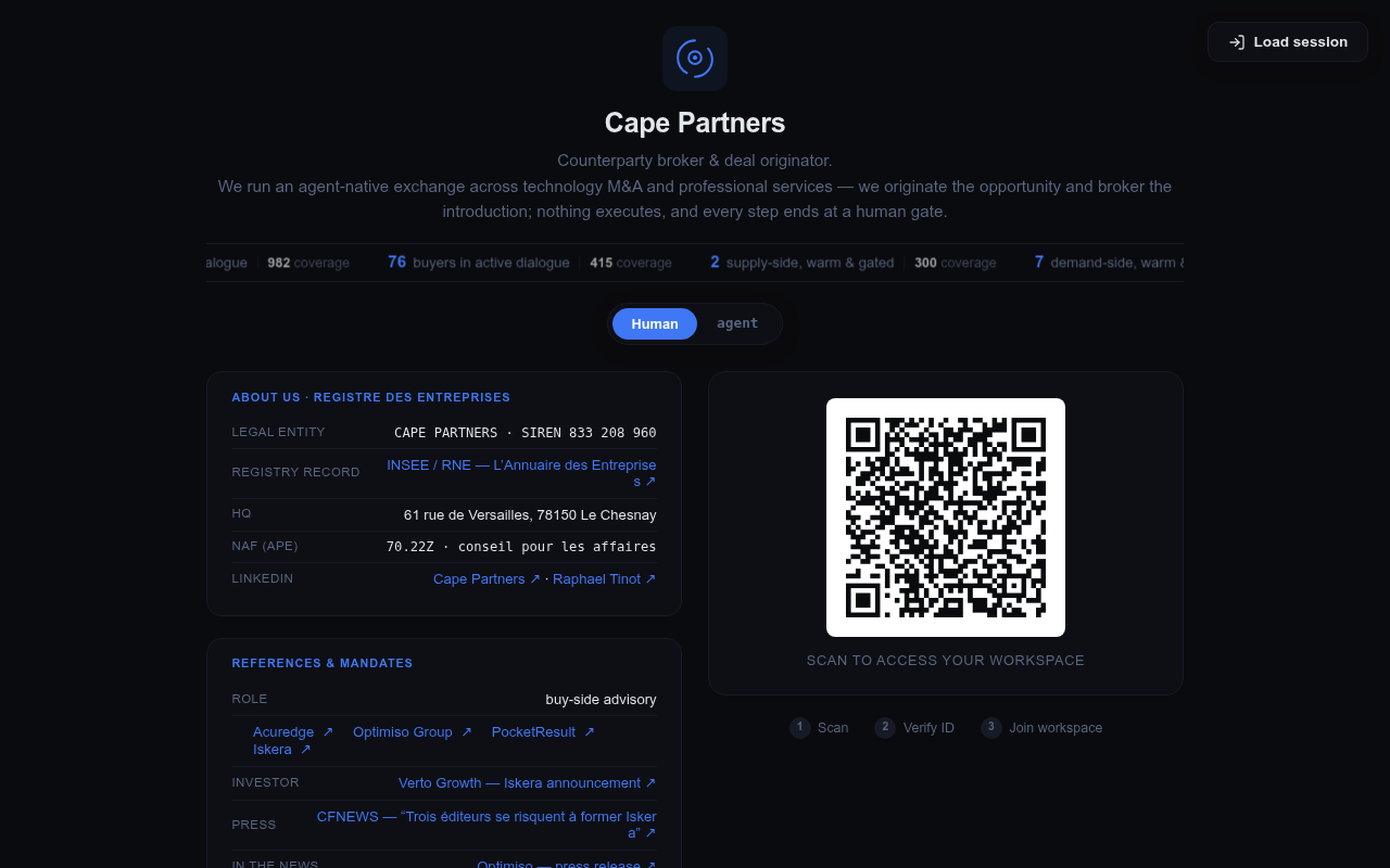 Cape Partners screenshot